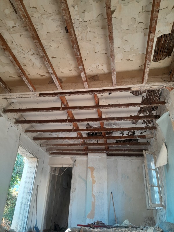 démolition de plafond 