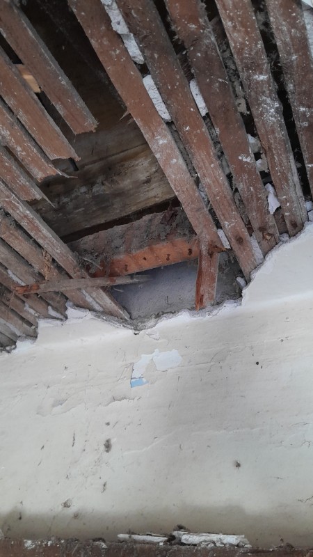 démolition d ancien plafond 