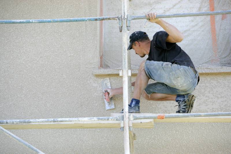 Résultat impeccable d'une peinture professionnelle sur une façade à Lunel près de Montpellier