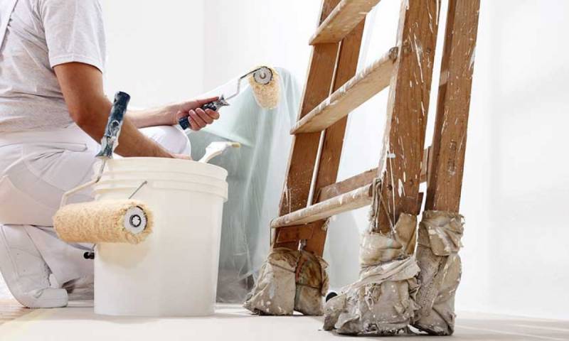 une intervention pour repeindre un appartement de 60m2 à Aigues-Mortes dans le Gard